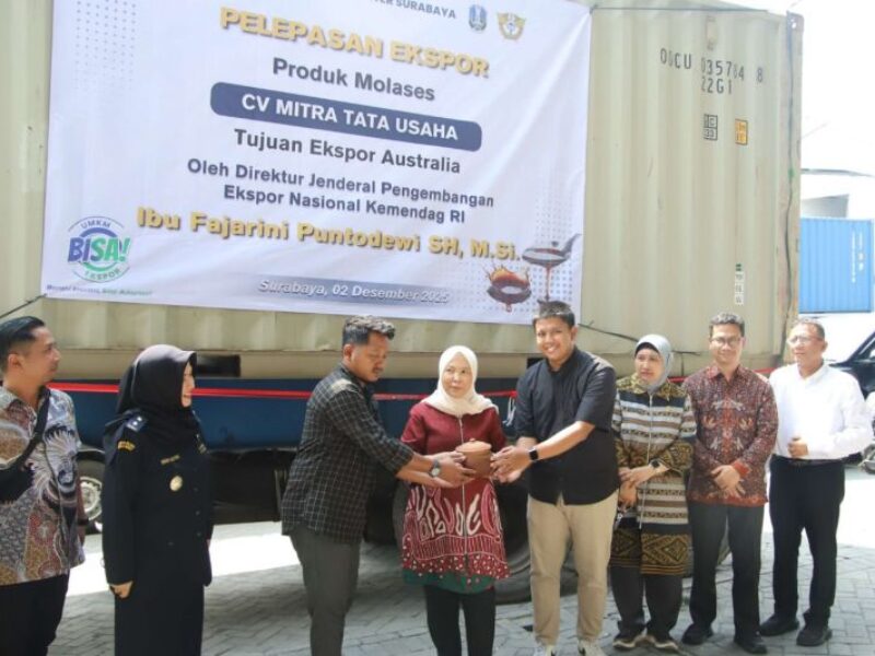 Ekspor Perdana Molase Mojokerto Tembus Australia, Bukti UMKM Indonesia Kian Dilirik Dunia