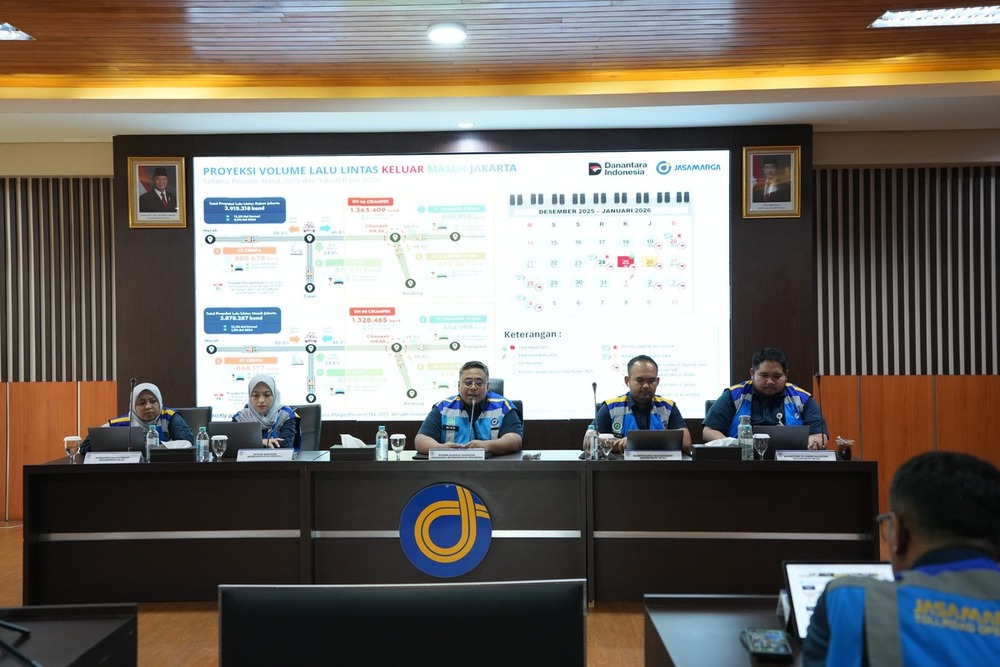 Jasa Marga Siapkan Strategi Hadapi Lonjakan Lalu Lintas Libur Natal 2025 dan Tahun Baru 2026
