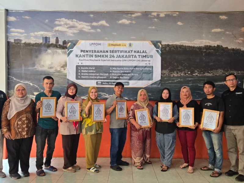Maybank Syariah Dorong UMKM Jakarta Naik Kelas Melalui Sertifikasi Halal 500 Pelaku Usaha