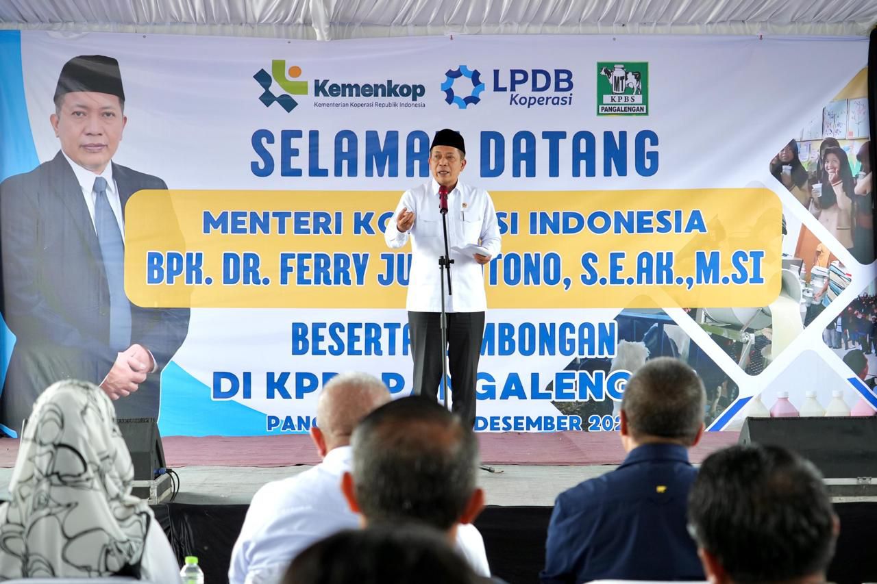 Menkop Dukung KPBS Pangalengan Produksi Susu UHT, Perkuat Rantai Pasok Program MBG