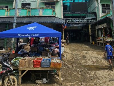 Kemendag Pulihkan Pasar Kuala Simpang Pascabanjir Aceh Tamiang
