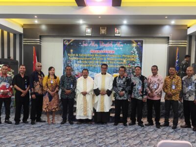 Rayakan Misa Syukur Nataru, Pater Paskalis Tekankan Solidaritas Jamahan dan Integritas bagi Pelayan KSP Kopdit Pintu Air