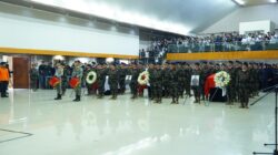 Kementerian Kelautan dan Perikanan (KKP) secara resmi melepas tiga korban kecelakaan pesawat ATR 42-500 PK-THT ke peristirahatan terakhir