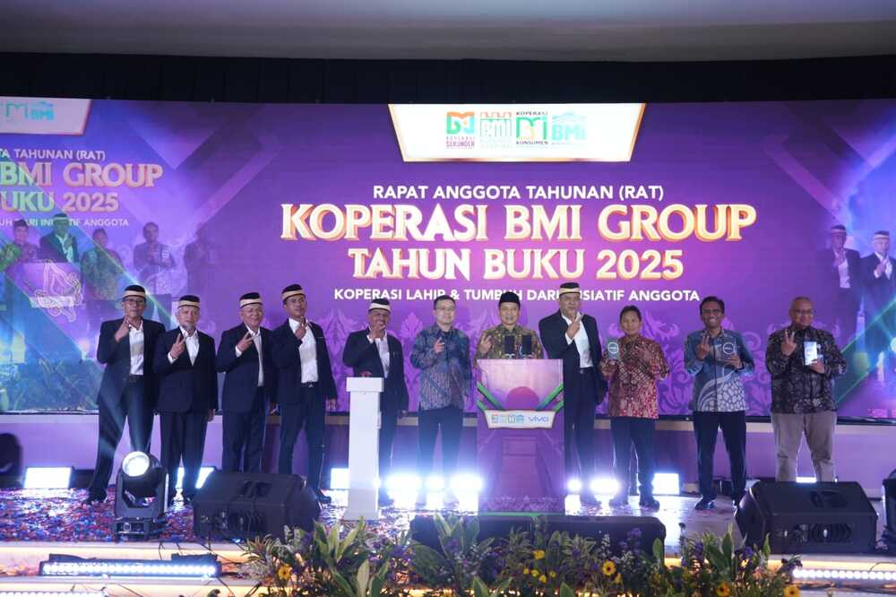 RAT 2025 Koperasi BMI Group Jadi Ajang Apresiasi Mitra, Anggota, dan Karyawan Berprestasi