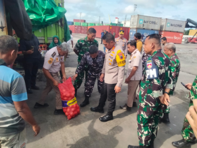 133 Ton Bawang Bombay Ilegal Diamankan Polrestabes Semarang