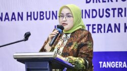 Direktur Jenderal Pembinaan Hubungan Industrial dan Jaminan Sosial Tenaga Kerja Kementerian Ketenagakerjaan, Indah Anggoro Putri