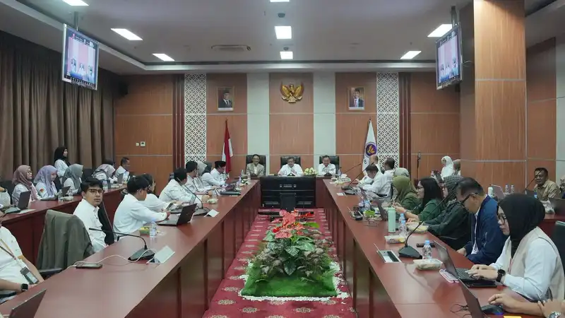 Rapat koordinasi dan sosialisasi WHO 2026 yang digelar Badan Penyelenggara Jaminan Produk Halal (BPJPH) bersama Kementerian Koordinator Bidang Pangan, Badan Pangan Nasional (Bapanas), dan Badan Gizi Nasional (BGN).