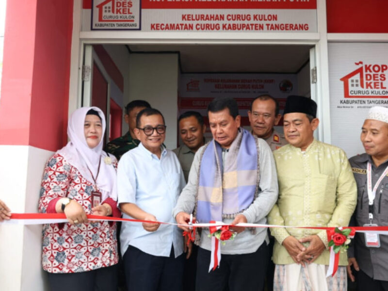 Resmikan Koperasi Merah Putih Curug Kulon, Bupati Tangerang Tegaskan Peran Gotong Royong