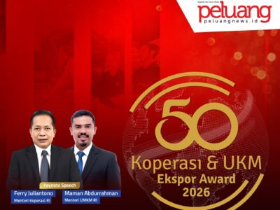 Top 50 Koperasi dan UKM Ekspor Award 2026, Apresiasi Pelaku Usaha Tembus Pasar Global