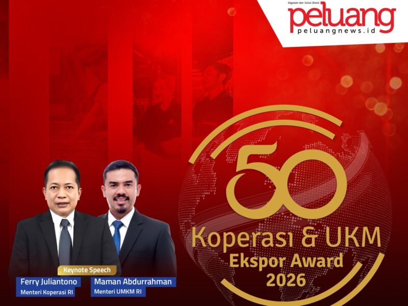Top 50 Koperasi dan UKM Ekspor Award 2026, Apresiasi Pelaku Usaha Tembus Pasar Global