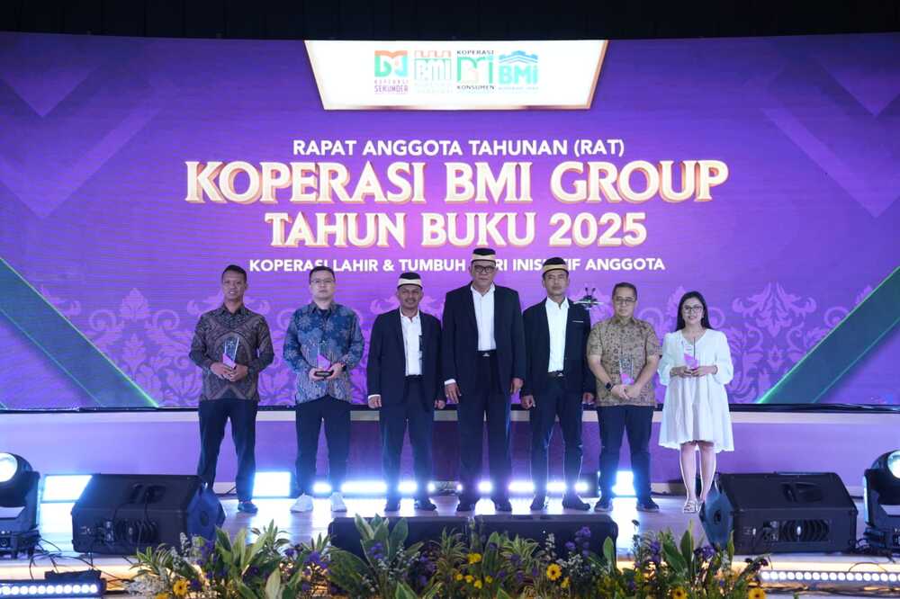 RAT 2025 Koperasi BMI Group Jadi Ajang Apresiasi Mitra, Anggota, dan Karyawan Berprestasi