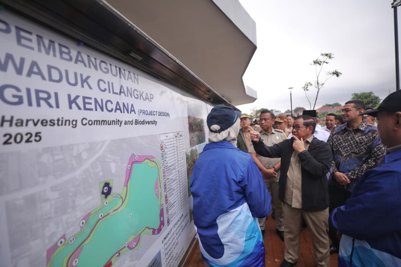 Jakarta Tambah Senjata Lawan Banjir, Waduk Batu Licin Resmi Dibuka.