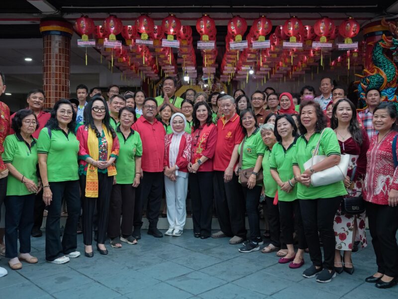 Wagub Dki Jakarta Rano Karno pantau perayaan Imlek.