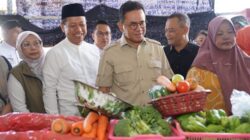 Mendag Budi Santoso sidak ke pasar Kudus.