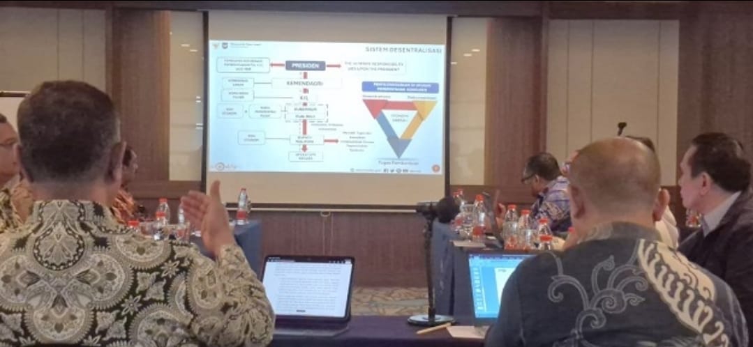 Brainstorming Pembentukan Forum Kemitraan Peningkatan Kapasitas Daerah yang diselenggarakan Direktorat Evaluasi Kinerja dan Peningkatan Kapasitas Daerah (EKPKD), Ditjen Otonomi Daerah Kementerian Dalam Negeri.
