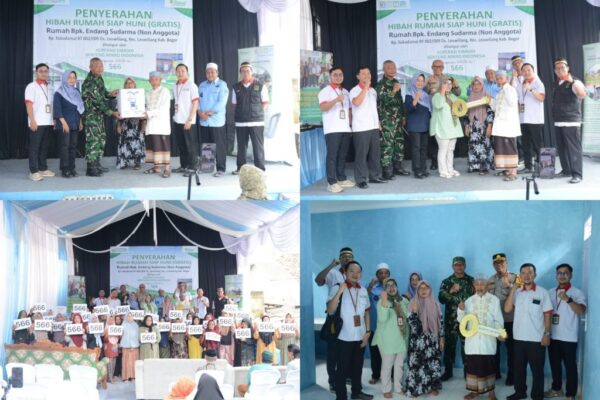 Penyerahan Hibah Rumah Siap Huni ke 566.