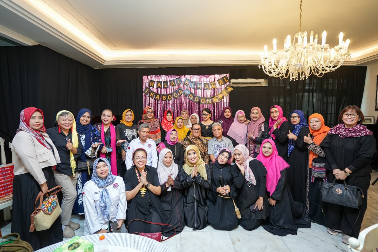 Halal bihalal Ikaboga. Foto: Gema/Peluang