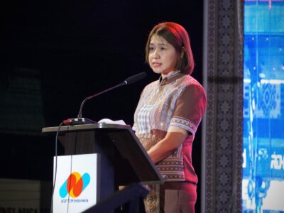 Ketua Umum KSP TLM Indonesia Zesly. Foto: Gema/Peluang