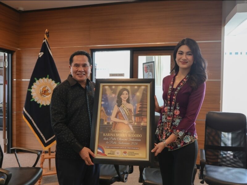 Kembali ke Akar, Karina Moudy Memohon Restu Apkasi Menuju Panggung Putri Indonesia 2026