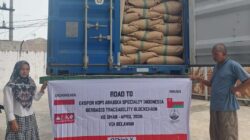 ALKO ekspor kopi melalui udara. Foto: ist