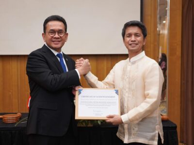 Menteri Perdagangan Budi Santoso meresmikan Asosiasi Pelaku Usaha Indonesia-Filipina atau Indonesia-Philippines Business Association (IPBA) di Cebu, Filipina. 