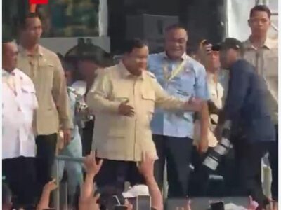 Prabowo “Joget Gemoy” di Peringatan Hari Buruh