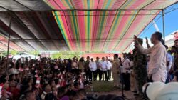 Presiden Prabowo mengunjungi Miangas.