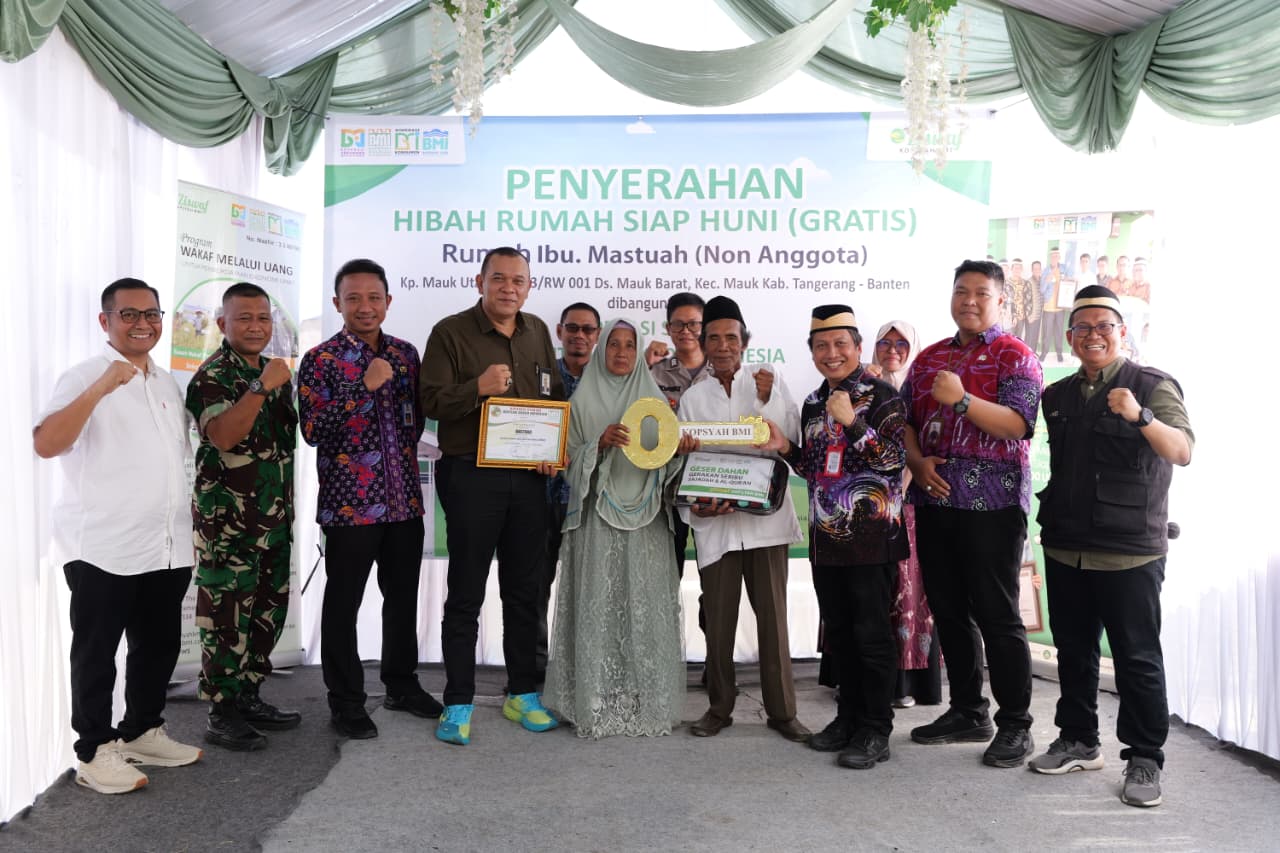 Camat Mauk Apresiasi Kopsyah BMI atas Konsistensi Program Rumah Layak Huni bagi Warga Prasejahtera