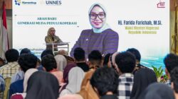 Wamenkop Ajak Mahasiswa UNNES Jadi Penggerak Koperasi Merah Putih