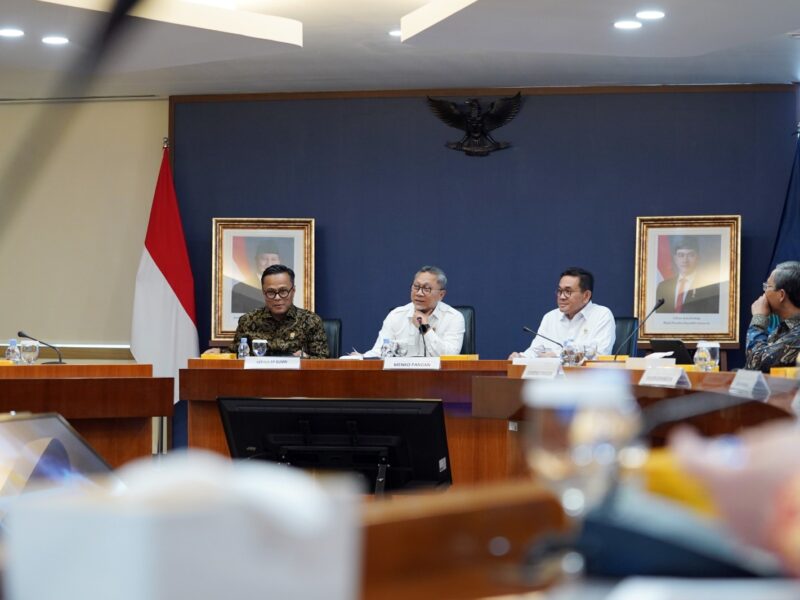 Rapat Koordinasi Terbatas (Rakortas) Tingkat Menteri Bidang Pangan yang digelar di Jakarta, Kamis (4/6). 