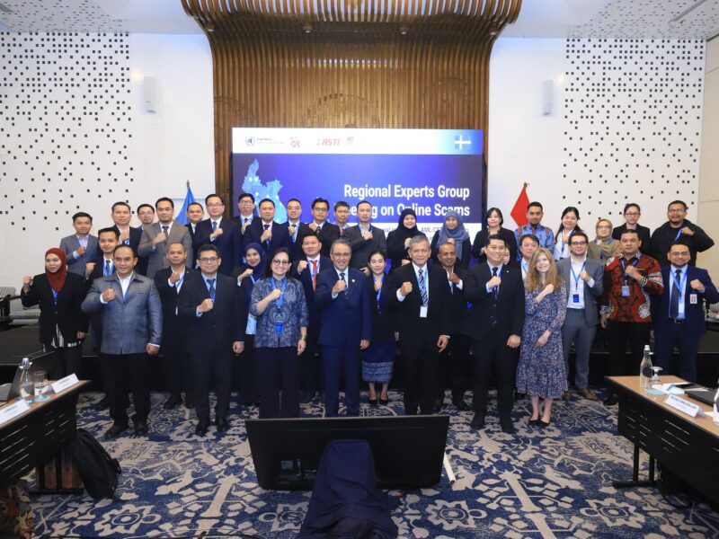 Regional Expert Group Meeting on Online Scams bertema Strengthening Financial Intelligence, AML/CFT Regulation, and Law Enforcement Cooperation in Southeast Asia yang digelar di Jakarta pada 29–30 Juni 2026.