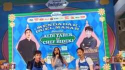 Mendadak Duel Masak Bareng Aldi Taher dan Chef Hideki. Foto: Ratih/peluangnews