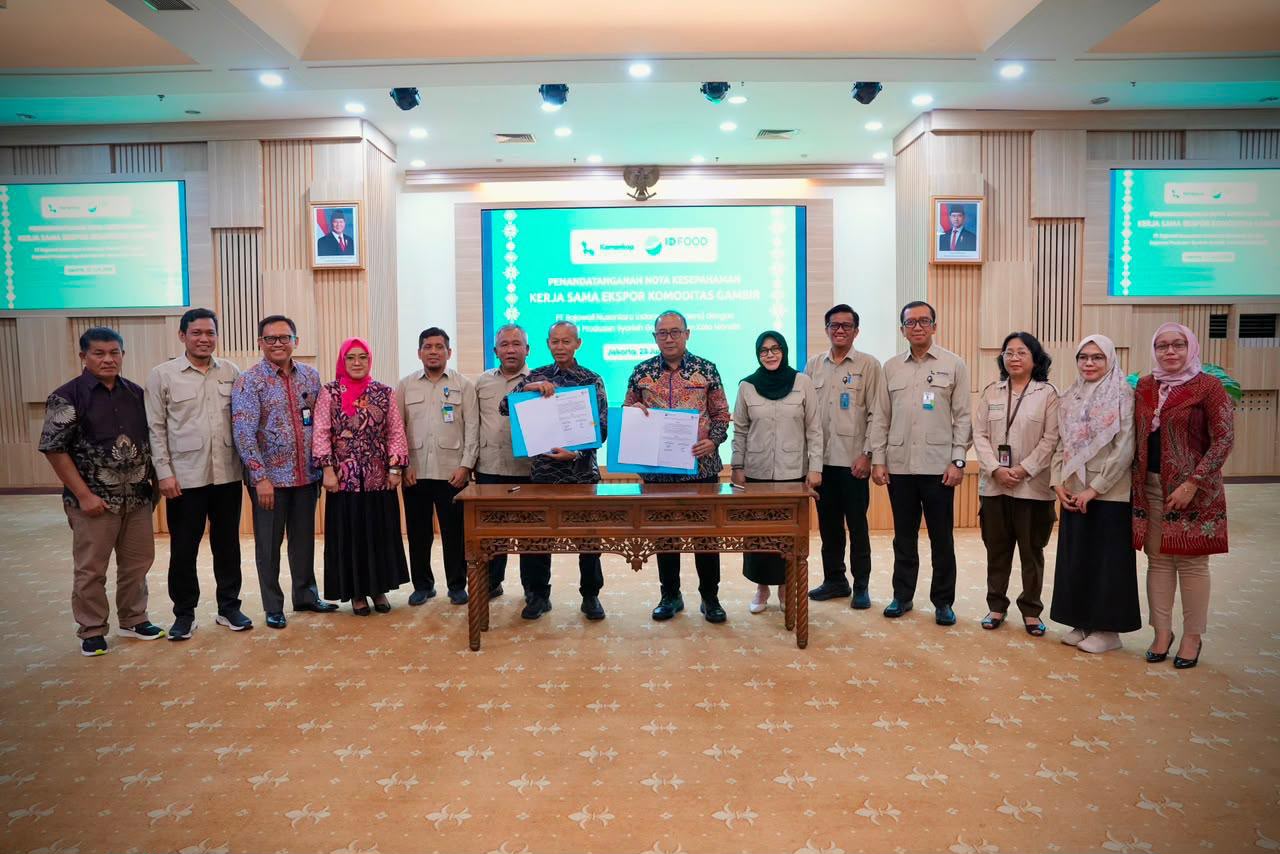 MoU koperasi gambir-ID Food