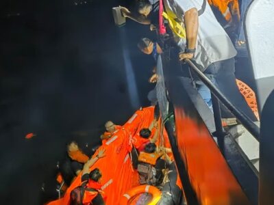 MV Golden Star 1 Tenggelam di Selat Singapura, 9 Awak Kapal Berhasil Diselamatkan