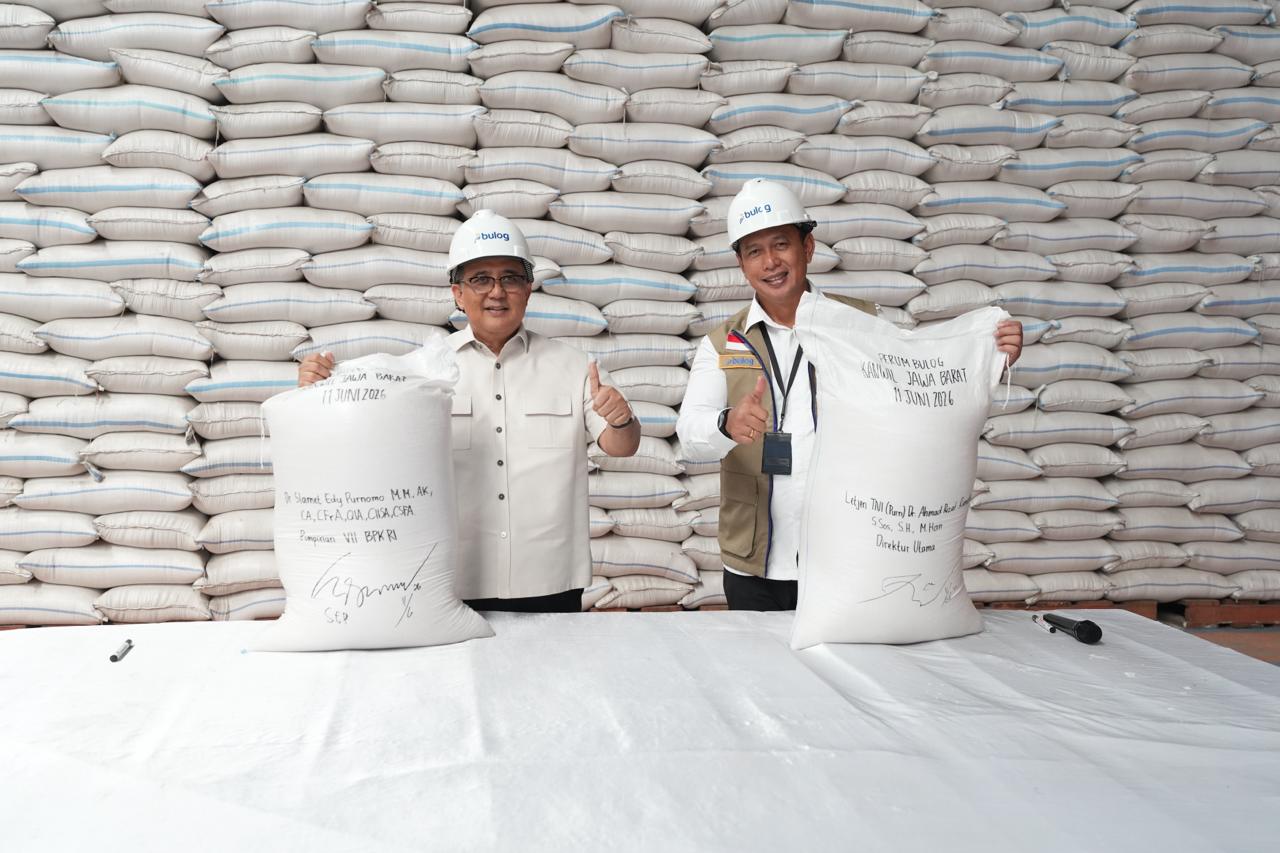 BPK Apresiasi Bulog, Serapan Gabah 77 Persen Jadi Bukti Tata Kelola Solid