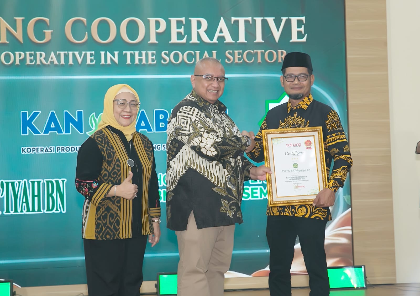 Komitmen Sosial Berbuah Prestasi, BMT Assyafiiyah BN Lampung Raih Best Cooperatives Sustainability Award 2026