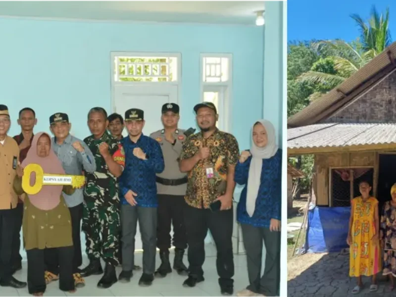 Kopsyah BMI Serahkan Rumah Siap Huni ke-571 untuk Isah, Lansia 86 Tahun di Pandeglang
