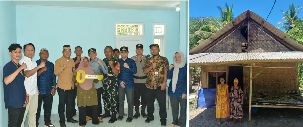 Kopsyah BMI Serahkan Rumah Siap Huni ke-571 untuk Isah, Lansia 86 Tahun di Pandeglang