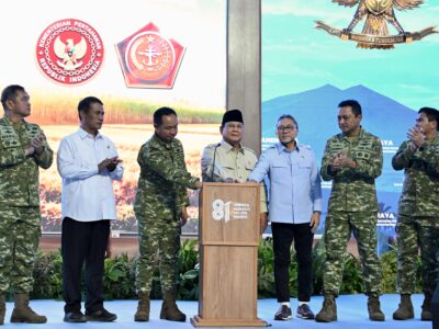 TNI Dukung Program Ketahanan Pangan, Produksi Beras Capai 19,2 Juta Ton Semester I 2026