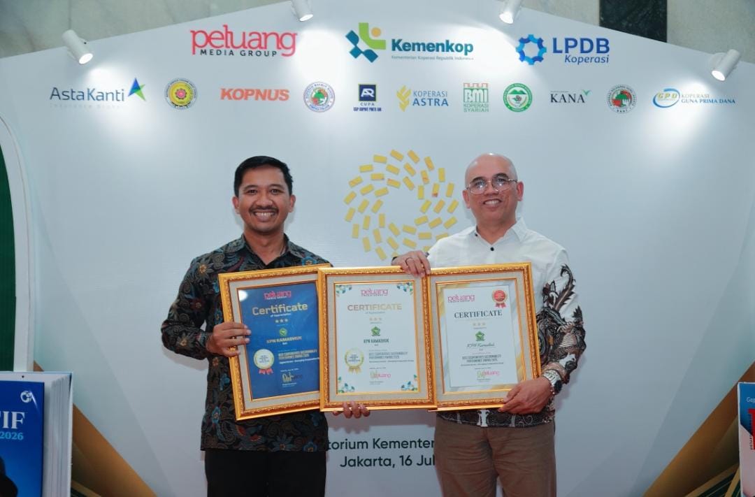 KPN Kamadhuk Raih Tiga Gelar Terbaik di Best Cooperatives Sustainability Performance Award 2026