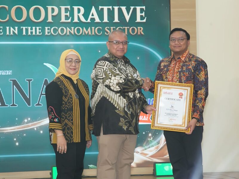 KSP Bhina Raharja Raih Kinerja Ekonomi Terbaik di Best Cooperatives Sustainability Performance Award 2026