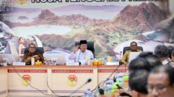 Rapat Koordinasi (Rakor) Program Kebijakan Pertanahan dan Tata Ruang bersama Gubernur, bupati, dan wali kota se-Nusa Tenggara Timur (NTT) di Kantor Gubernur NTT, Kupang, Selasa (4/8/2026).