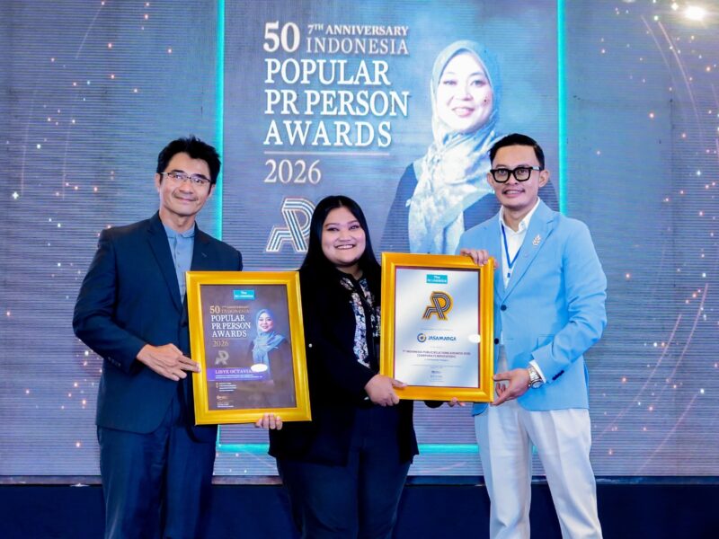 Jasa Marga raih penghargaan. Foto: Jasa Marga/PeluangNews