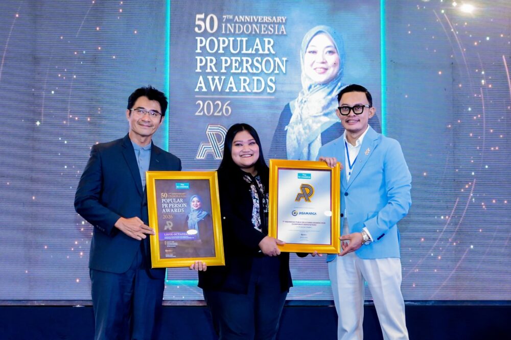 Jasa Marga raih penghargaan. Foto: Jasa Marga/PeluangNews