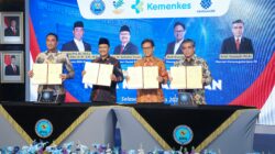 Nota Kesepahaman (MoU) tentang Sinergi Pelaksanaan Rehabilitasi dan Pascarehabilitasi bagi Pecandu, Penyalahguna, serta Korban Penyalahgunaan Narkotika, Psikotropika, dan Zat Adiktif Lainnya (Napza). Foto: humas/peluangnews