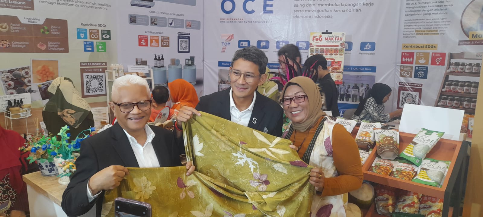 Sandiaga Uno dan Arifin Lambaga. Foto: ratih/peluangnews