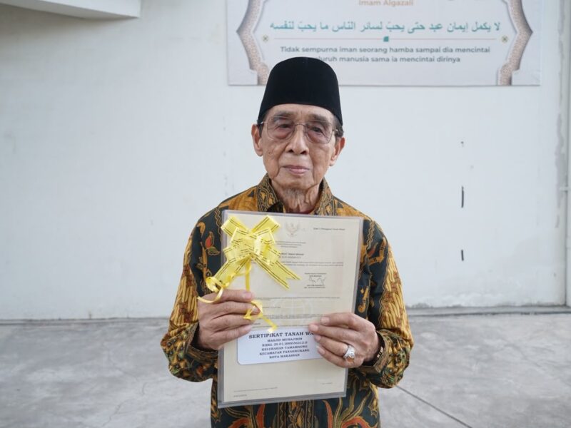 59 Persen Tanah Wakaf Sudah Bersertipikat, ATR/BPN Kejar Target 2028
