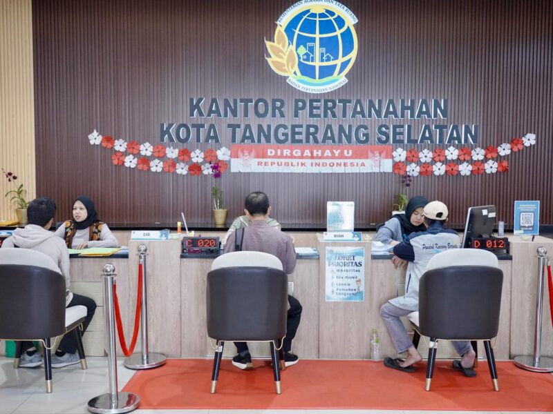Kantor Pertanahan Tangerang Selatan.