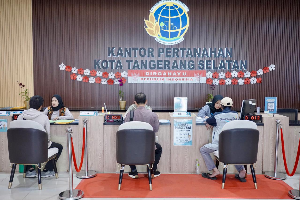 Kantor Pertanahan Tangerang Selatan.