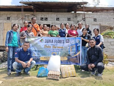 KSP Kopdit Pintu Air Indonesia Salurkan Bantuan Sembako untuk Korban Gempa Flores